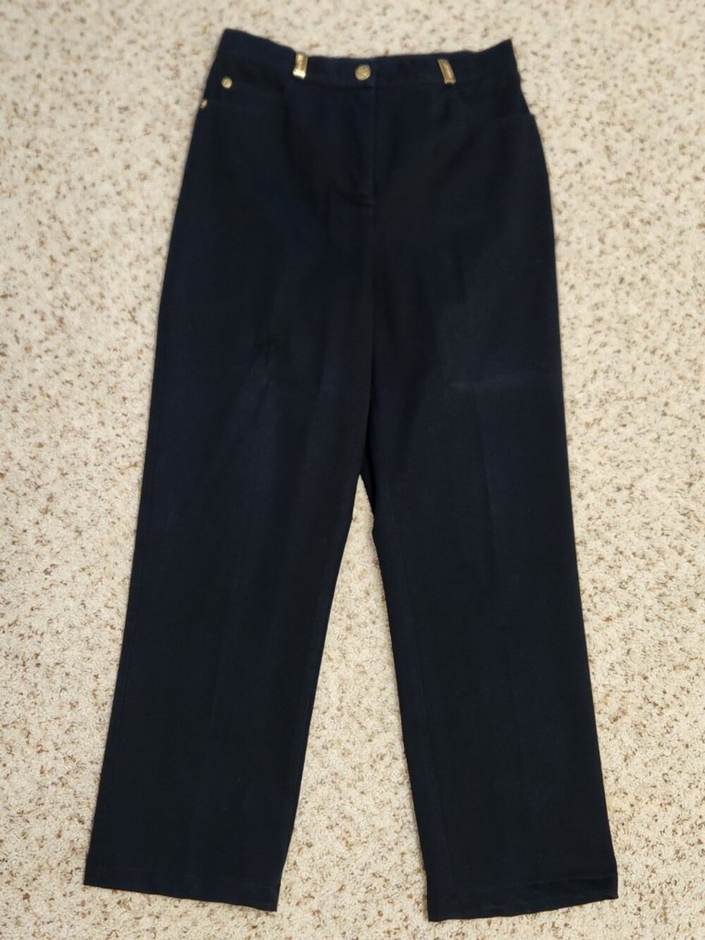 St John pants 8 navy cotton 5 pocket Sport